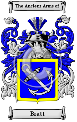 Bratt Family Crest/Coat of Arms