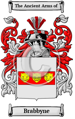 Brabbyne Family Crest/Coat of Arms