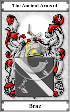 Braz Family Crest Download (JPG)  Book Plated - 150 DPI