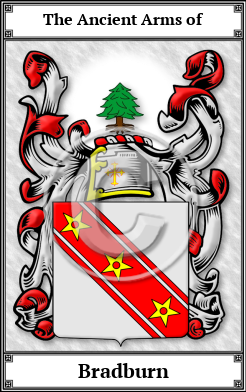 Bradburn Family Crest Download (JPG)  Book Plated - 150 DPI