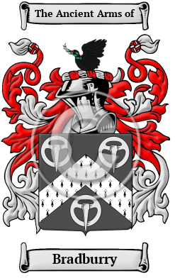 Bradburry Family Crest/Coat of Arms