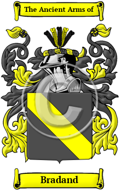 Bradand Family Crest/Coat of Arms