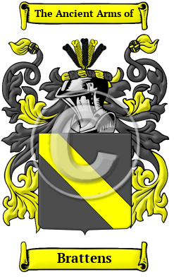 Brattens Family Crest/Coat of Arms