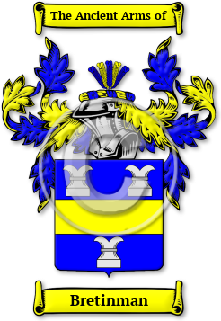 Bretinman Family Crest Download (JPG) Legacy Series - 300 DPI