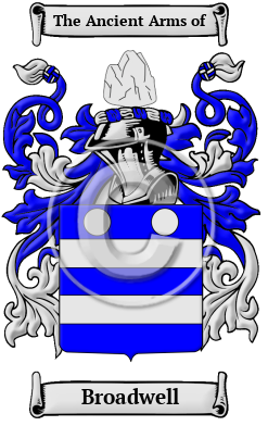 Broadwell Family Crest/Coat of Arms