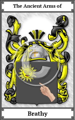 Brathy Family Crest Download (JPG) Book Plated - 150 DPI