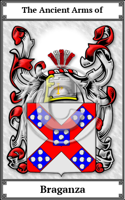 Braganza Family Crest Download (JPG)  Book Plated - 150 DPI