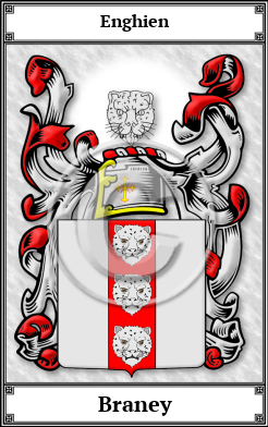 Braney Family Crest Download (JPG)  Book Plated - 150 DPI