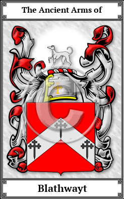 Blathwayt Family Crest Download (JPG)  Book Plated - 150 DPI