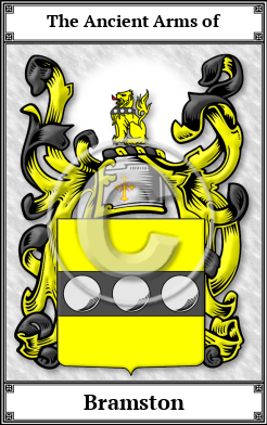 Bramston Family Crest Download (JPG)  Book Plated - 150 DPI