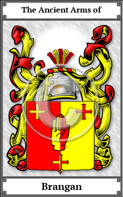 Brangan Family Crest Download (JPG)  Book Plated - 150 DPI