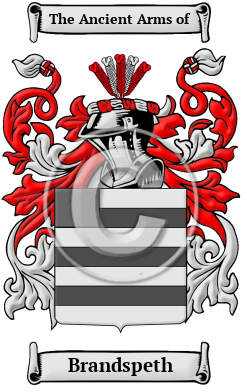 Brandspeth Family Crest/Coat of Arms