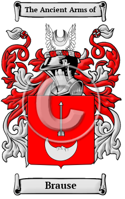 Brause Family Crest/Coat of Arms