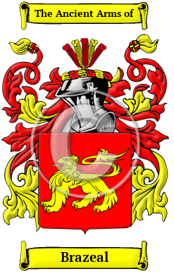 Brazeal Family Crest/Coat of Arms