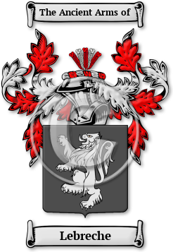 Lebreche Family Crest Download (jpg) Legacy Series - 150 DPI