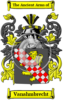 Vanahmbrecht Family Crest/Coat of Arms
