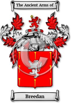 Breedan Family Crest Download (jpg) Legacy Series - 150 DPI