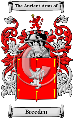 Breeden Family Crest/Coat of Arms