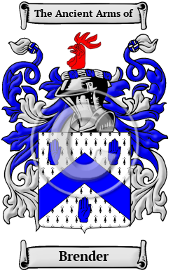 Brender Family Crest/Coat of Arms