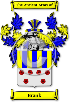 Brank Family Crest Download (jpg) Legacy Series - 150 DPI