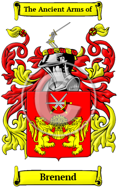 Brenend Family Crest/Coat of Arms