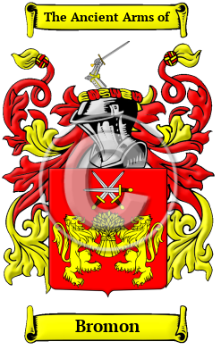 Bromon Family Crest/Coat of Arms
