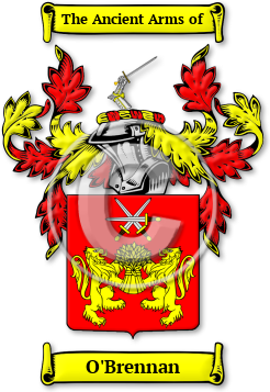 O'Brennan Family Crest Download (jpg) Legacy Series - 150 DPI