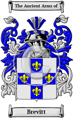 Brevitt Family Crest/Coat of Arms
