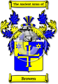 Browen Family Crest Download (jpg) Legacy Series - 150 DPI