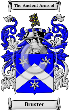Bruster Family Crest/Coat of Arms
