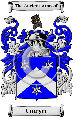 Crueyer Family Crest/Coat of Arms