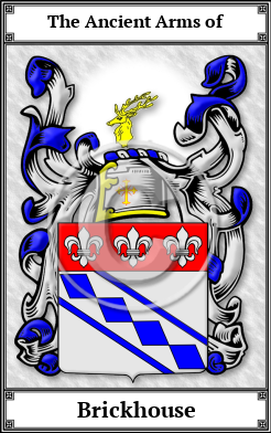 Brickhouse Family Crest Download (JPG)  Book Plated - 150 DPI