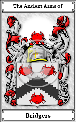 Bridgers Family Crest Download (JPG)  Book Plated - 150 DPI