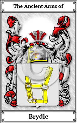 Brydle Family Crest Download (JPG)  Book Plated - 150 DPI