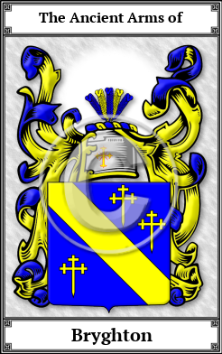 Bryghton Family Crest Download (JPG) Book Plated - 600 DPI