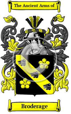 Broderage Family Crest Download (JPG) Heritage Series - 300 DPI