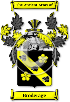 Broderage Family Crest Download (jpg) Legacy Series - 150 DPI