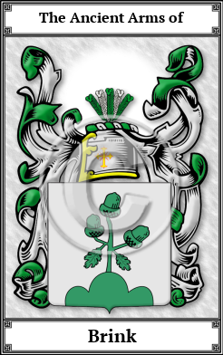 Brink Family Crest Download (JPG)  Book Plated - 150 DPI