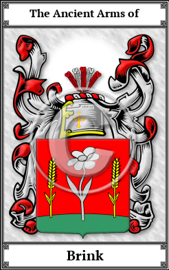 Brink Family Crest Download (JPG)  Book Plated - 150 DPI