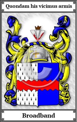 Broadband Family Crest Download (JPG)  Book Plated - 150 DPI
