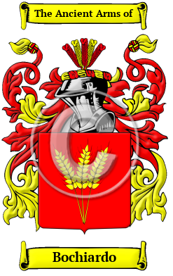 Bochiardo Family Crest/Coat of Arms