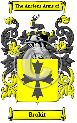 Brokit Family Crest/Coat of Arms