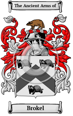 Brokel Family Crest/Coat of Arms