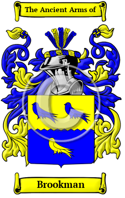 Brookman Family Crest/Coat of Arms