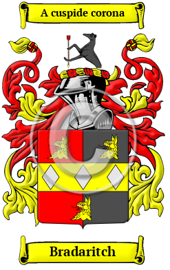 Bradaritch Family Crest/Coat of Arms