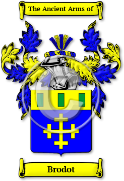 Brodot Family Crest Download (JPG) Legacy Series - 600 DPI