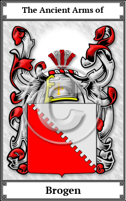 Brogen Family Crest Download (JPG) Book Plated - 600 DPI
