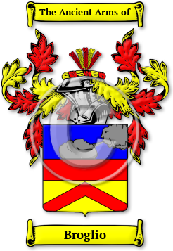 Broglio Family Crest Download (JPG) Legacy Series - 600 DPI