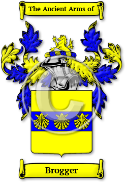 Brogger Family Crest Download (jpg) Legacy Series - 150 DPI