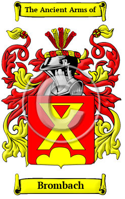 Brombach Family Crest/Coat of Arms